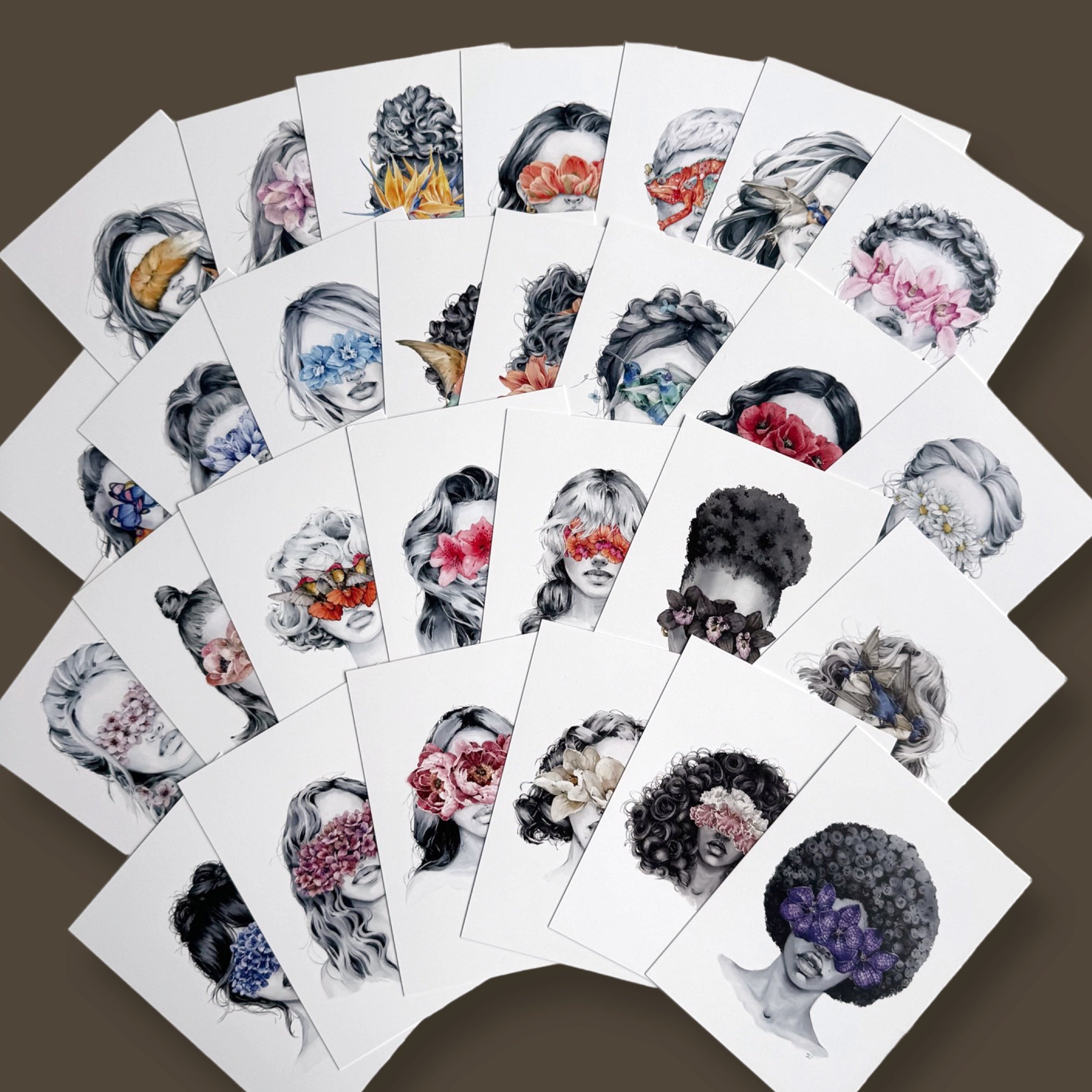 Mini Blindfolded collection - Set of 28 prints (updated July 2024)