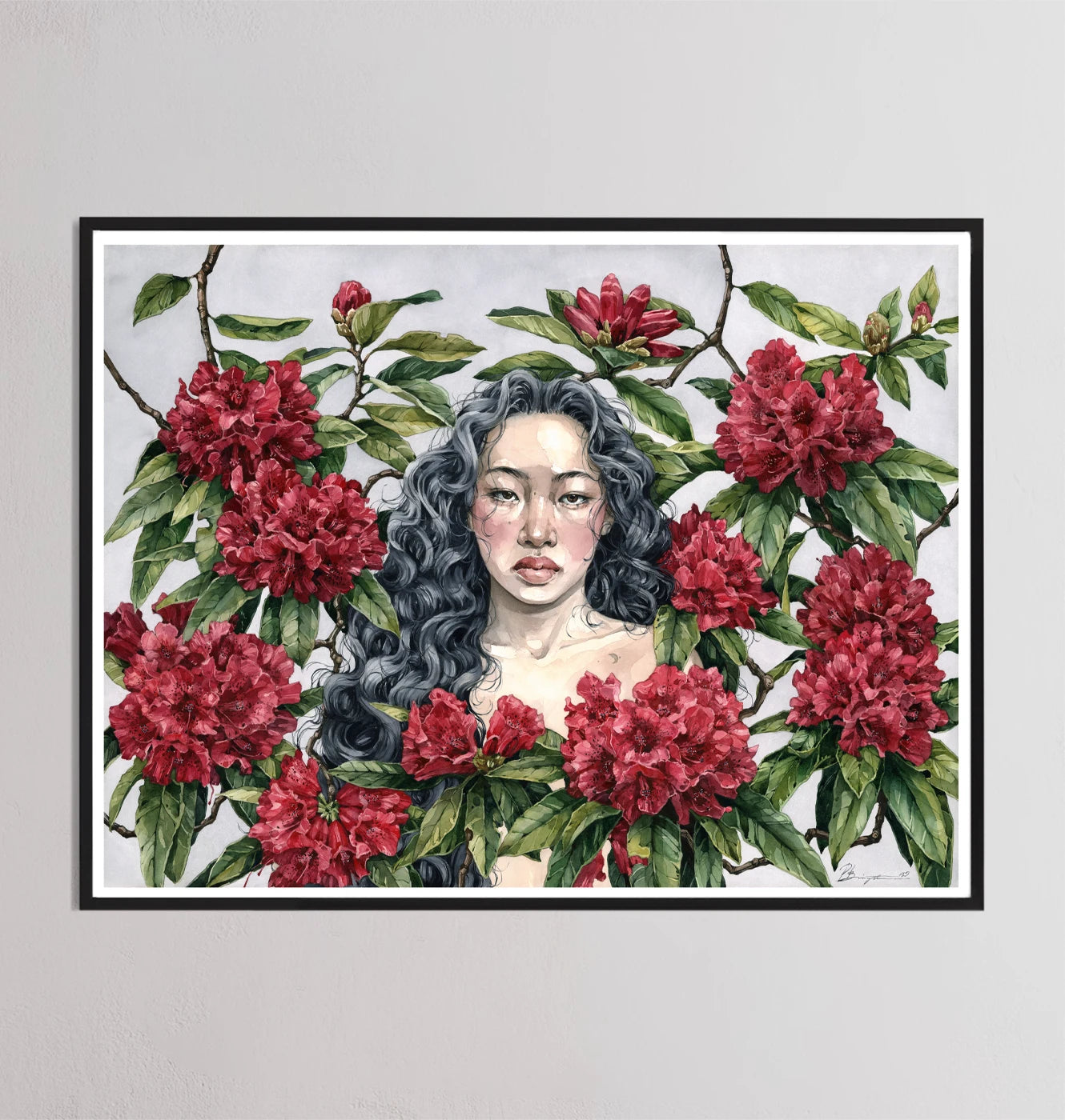 Rhododendron Garden - limited edition print